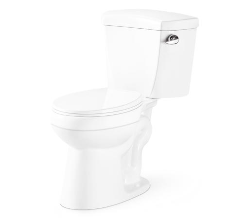 To stykke toilet producent